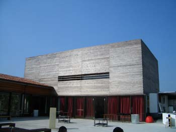 Cortile della casa vinicola